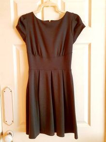 Black high waisted dress, size 8