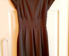 Black high waisted dress, size 8