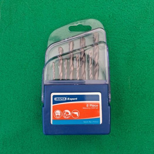 Draper masonry drill set 8 piece