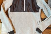 Footjoy mid layer half zip fleece. (Mint)