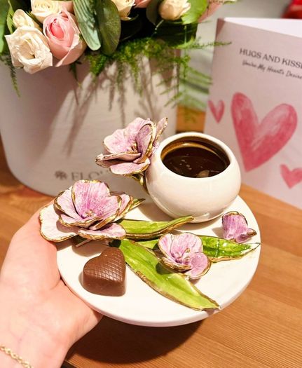 Handmade coffee set