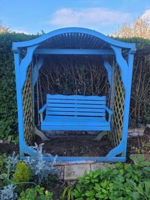 heavy wooden swing seat