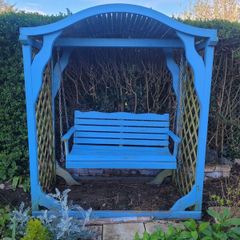 heavy wooden swing seat