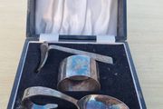 Vintage Silver Plated Christening set