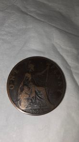 1898 one penny Victoria third Portrait