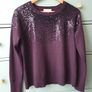 White Labels Sequin Jumper Size Uk 12 Image 7