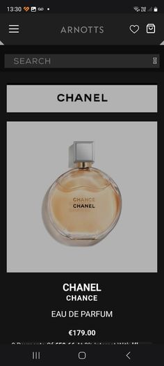 Chanel Chance eau de parfum 100ml, new in box