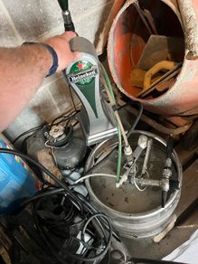 Heineken Tap, Cooler and Gas.
