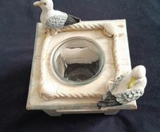 Nautical - Maritime - Seagull Candle Holder