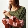Fab Bohemela Khaki Sweatshirt Size XL Image 3