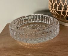 Genuine Waterford Crystal Ashtray (Heavy Cut Glass, Perfect Condition)