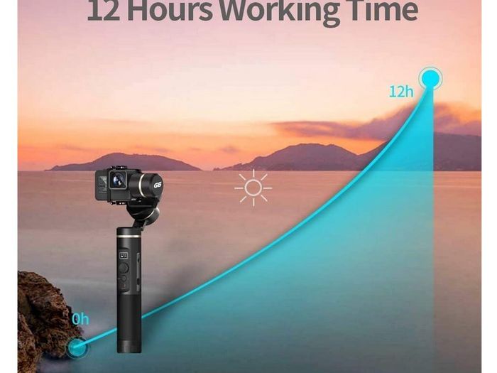 FEIYUTECH G6 3 Axis Handheld Splashproof Gimbal for Gopro / Action Camera Stabiliser Splashproof & Water Resistant Stabilizer Bluetooth & WIFI LCD Technology