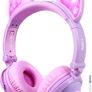 Kids Headphones, Cat Ear LED Light Up Wired Headphones Over Ear with 85dB Volume Limited Hearing Protection,Cute Headphones for Girls MULTIPLE COLOURS AVAILABLE (FREE POSTAGE) Image 2