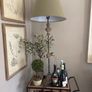 Drinks trolley with lamp and one topiary tree Image 4