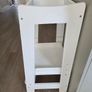 Toddler Tower 3-Level Adjustable Wooden Toddler Step Stool Image 2