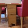 dining table and 4 leather chairs Image 4