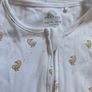 3 x Double zipper Rompers / Short Sleepsuits / Babygros (9-12 months) Image 4