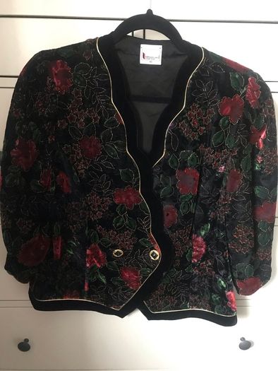 Hermann Lange vintage velvet blazer