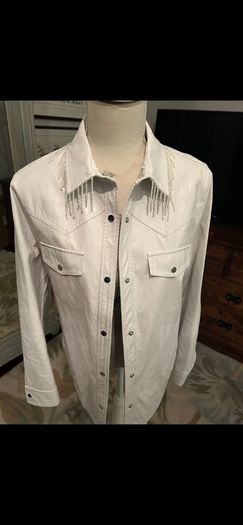 Pinko Ivory Blouse size 10 NWT, amazing