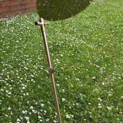 Brass gold rain shower