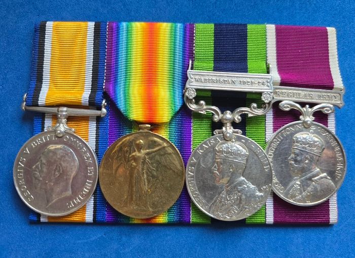 WW1 medals - unusual combination Connaught Rangers/RASC