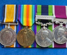WW1 medals - unusual combination Connaught Rangers/RASC