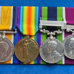 WW1 medals - unusual combination Connaught Rangers/RASC
