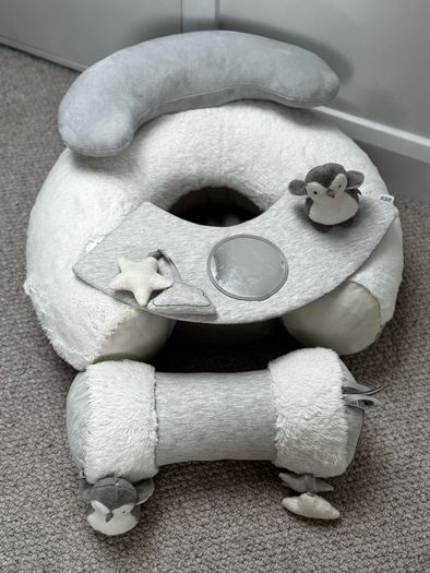 Wish Upon a Cloud Playmat Bundle with Tummy Time Roll, Sit & Play