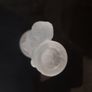 Frosted Glass Cherub Candlesticks Image 8