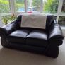 Black leather couches for sale Image 4