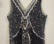 River Island Black Embellished vest top