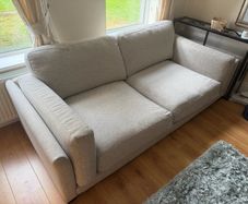 Light Grey 2 Seater Sofa - Excellent condition