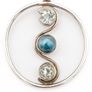 Mabe Pearl & Green Amethyst On Sterling Silver Pendant Image 2