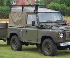 Land Rover Defender Penman Trailer - Military Farm  Army Camper Van Project