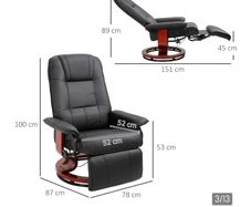 HOMCOM Recliner chair