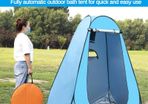 Portable Privacy Shower Toilet Outdoor Camping Tent Shed UV Swim Dressing Latrine Toilet Bird Watching Changing Tent with Bag