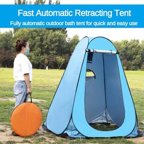 Portable Privacy Shower Toilet Outdoor Camping Tent Shed UV Swim Dressing Latrine Toilet Bird Watching Changing Tent with Bag