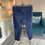 Ladies Navy Cropped Straight Fit Jeans from Robell Image 9