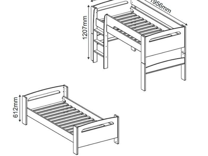 Midsleeper / single bed / daybed