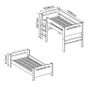 Midsleeper / single bed / daybed Image 4
