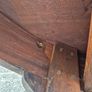 Vintage Mahogany Demi-Lune Console Hall Table with Drawer Image 10