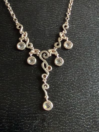 silver necklace