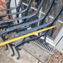 iron cast garden bench sides Image 3