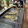 Rare Pair of Antique Ornate Rococo Style Cast Brass Trunk Pulls Image 3
