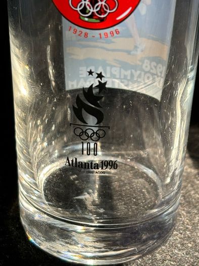 Vintage Coca Cola Atlanta 1996 Olympics Glasses