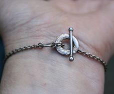 Vintage Secret Sterling Silver 925 Bangle Bracelet 7,6g
