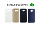 For Samsung Galaxy S6 G920 Back Battery Cover Glass Replacement Blue / White / Black / Gold