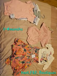 Baby girl clothes 0-3 months-brand new-NEXT,F&F,Boutiques
