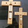 Vintage Religious wall Cross / Crucifix Image 5