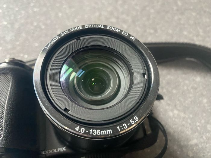 Nikon Coolpix L830 Black 16MP 34x Optical Zoom Digital Camera